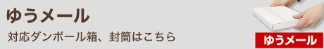 ゆうメール対応ダンボール箱はこちら