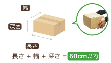 宅配60サイズのダンボール箱