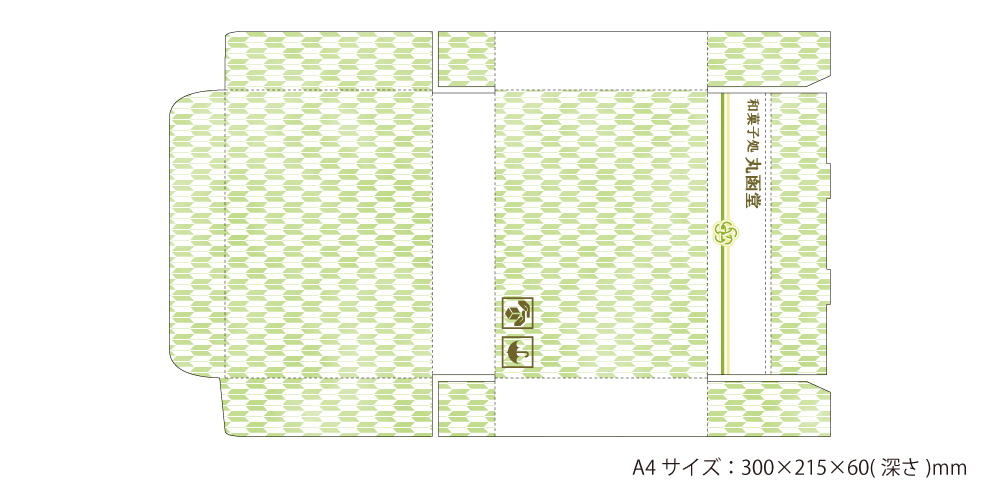 柄ダンボール4展開図