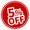 5%OFF