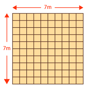 100マスの寸法図