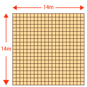 400マスの寸法図