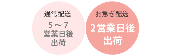 最短即日納品でお急ぎの場合も安心