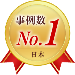 事例数日本No.1