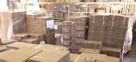 ダンボール商品ラインナップ数