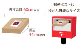 ゆうパケットポストのサイズ