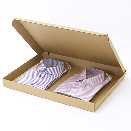 宅配120サイズ】ワイシャツや背広（スーツ）の発送に便利。片開きのN式