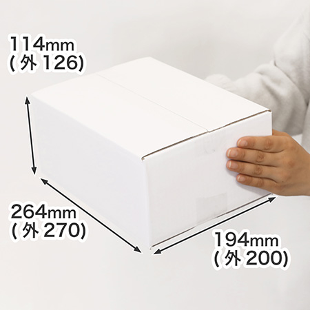 宅配60ダンボール箱(白)クール便対応