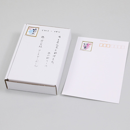 【新】定形外郵便用小型ダンボール(表面白/厚さ3cm)