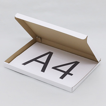 【A4/厚さ2.5cm/表面白】ネコポス対応ダンボール箱-2