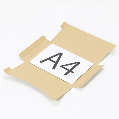 【A4/厚さ3cm/両面茶】定番ダンボール箱（ゆうパケット最大）-2