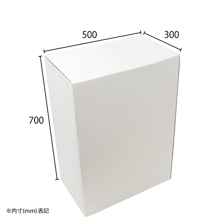 【Sサイズ／長辺500mm】展示台・作業台 ホワイト（500×300×700）-2