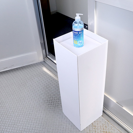 アルコール消毒液用スタンド-3
