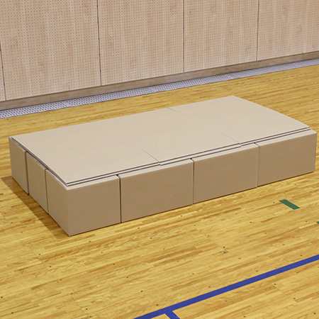 ダンボールベッド | シンプルだから安い！たっぷり収納できて