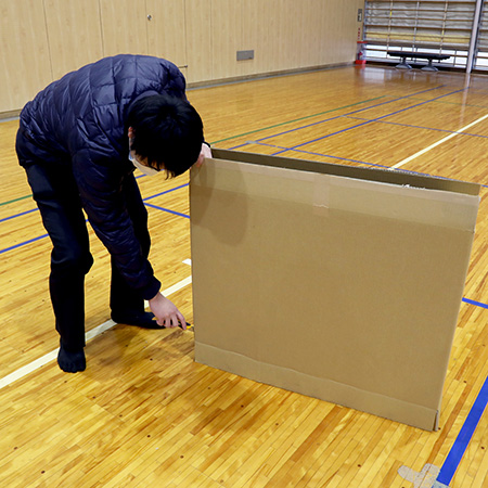 簡易ダンボールベッド-4