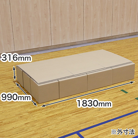 簡易ダンボールベッド-8