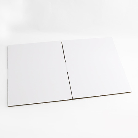 【宅配120サイズ】正方形ダンボール箱 深さ100mm (白)-6