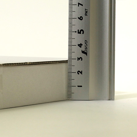 【クリックポスト最大サイズ/表面白】発送用ダンボール 厚さ3cm-7