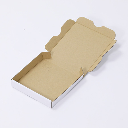 【小型/厚さ3cm/表面白】定形外郵便対応 正方形ダンボール箱-2