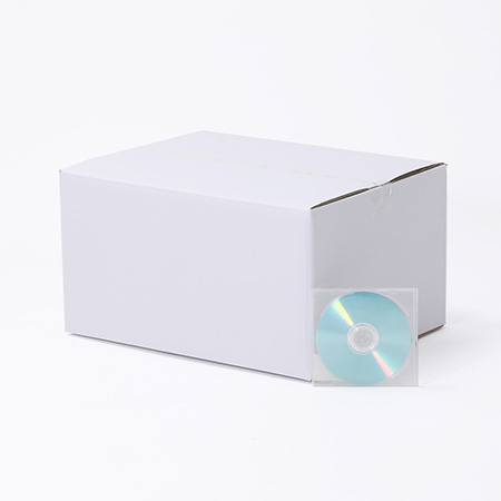 【宅配100サイズ】発送用ダンボール箱(白) 400×300×210-3