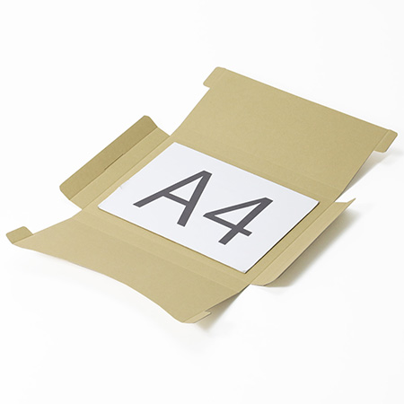 【A4/厚さ3cm/両面茶】定番ダンボール箱（クリックポスト最大）-2