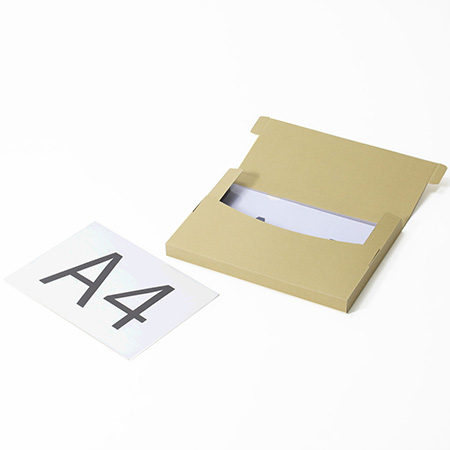 【A4/厚さ3cm/両面茶】定番ダンボール箱（クリックポスト最大）-3