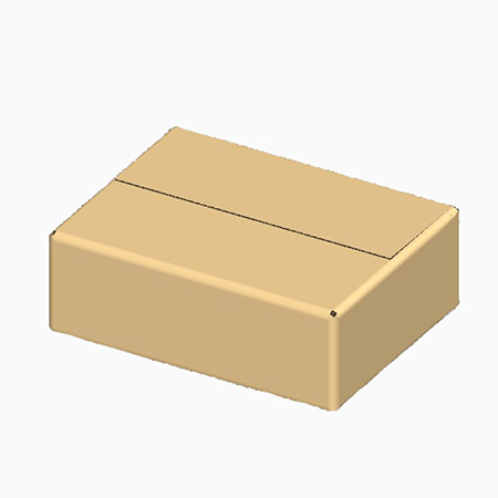 【進物柿2kg】パルプモールド用ダンボール-2