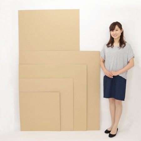 【三六判/茶】ダンボールシート（板ダンボール）梱包や工作に使いやすい畳サイズ　10 枚
