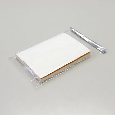 簡単封緘OPP袋。テープ付透明封筒（A5サイズ）