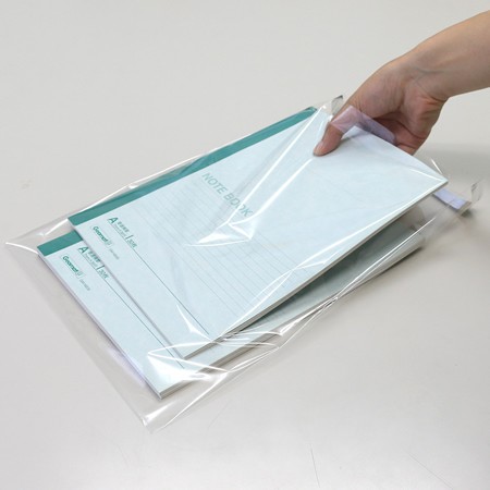 簡単封緘OPP袋。テープ付透明封筒（A4サイズ）｜格安価格のダンボール