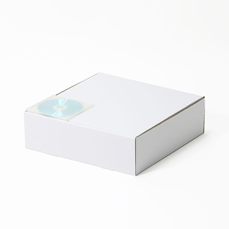 【宅配80サイズ】発送用ダンボール箱 LPレコード対応 深さ100mm（白）-6
