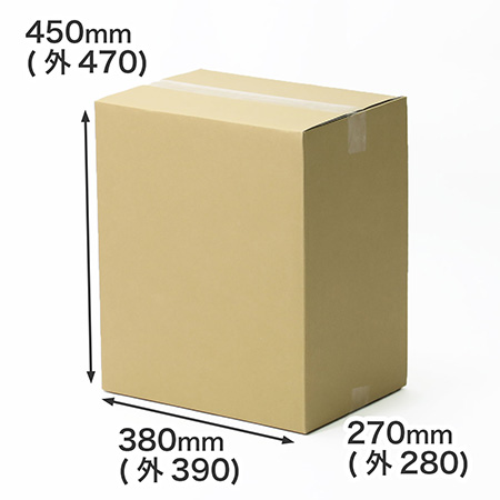 【宅配120サイズ】B4用紙対応ダンボール箱 深さ450mm