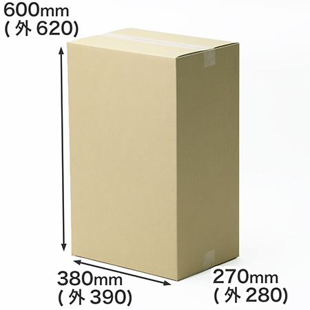 【宅配140サイズ】B4用紙対応ダンボール箱 深さ600mm