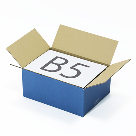 【宅配60サイズ】青ダンボール箱 B5対応-2