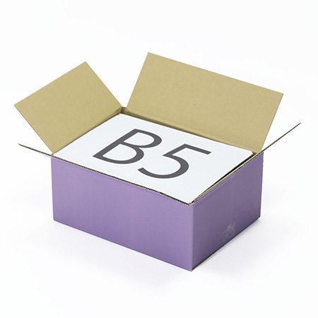 【宅配60サイズ】紫ダンボール箱 B5対応-2