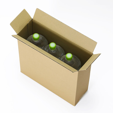 【宅配80サイズ】縦長ダンボール箱(2Lペットボトル3本分)-2
