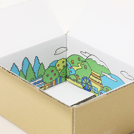 【宅配50サイズ】内側デザイン箱 カラフルタウンビュー-4