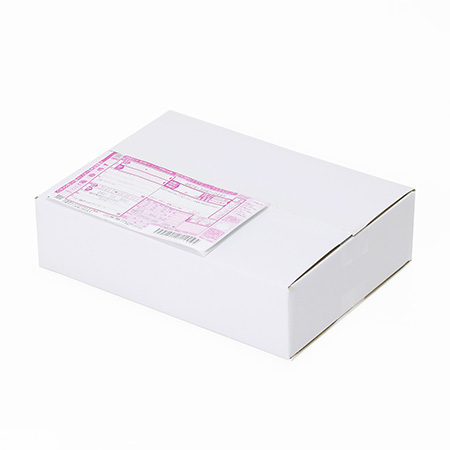 【宅配80サイズ】白ダンボール箱 A4/75mm-7
