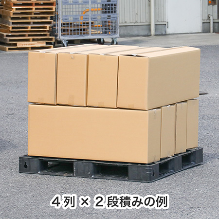【パレットサイズ】4列積み用ダンボール  -4