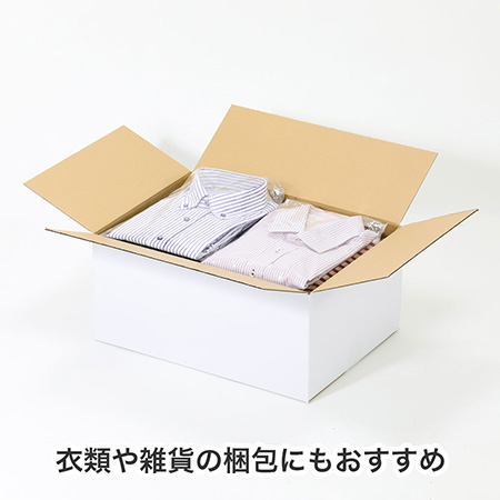 【宅配100サイズ】A3用紙対応 軽量物用ダンボール箱(白)-3