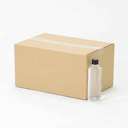 宅配100サイズ】500mlペットボトルが24本入るダンボール箱