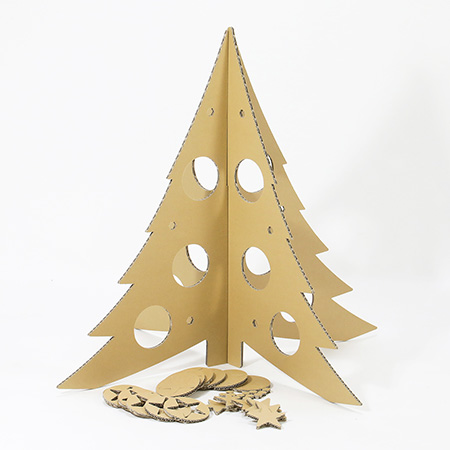 ダンボール製クリスマスツリー-3