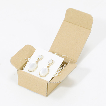 ハンドメイド小物用ダンボール箱 50×50×24（茶）-2