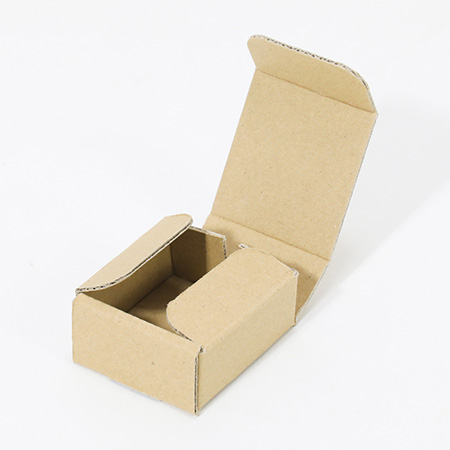 ハンドメイド小物用ダンボール箱 50×50×24（茶）-4