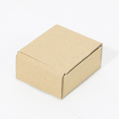 ハンドメイド小物用ダンボール箱 50×50×24（茶）-5