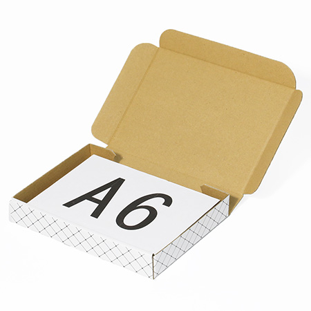 【A6/厚さ3cm】ゆうパケット対応デザインダンボール箱 キルティング-4