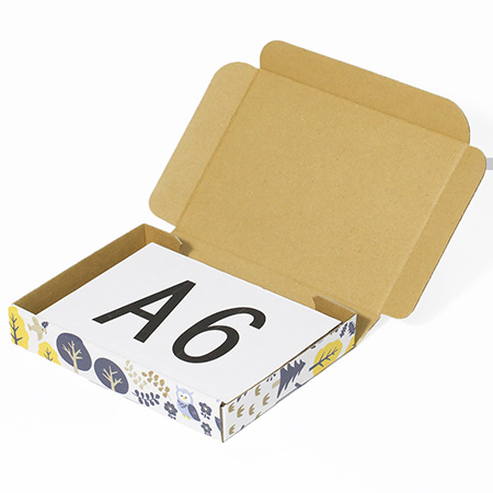 【A6/厚さ3cm】ゆうパケット対応デザインダンボール箱 北欧の暮らし-4