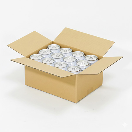 350ml缶 12本用ダンボール箱-2