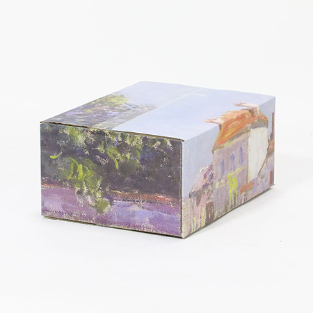 【宅配60サイズ】絵画ダンボール（シスレーのサンマメスのロワン川の岸辺）-3