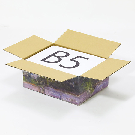 【宅配60サイズ】絵画ダンボール（シスレーのサンマメスのロワン川の岸辺）-6